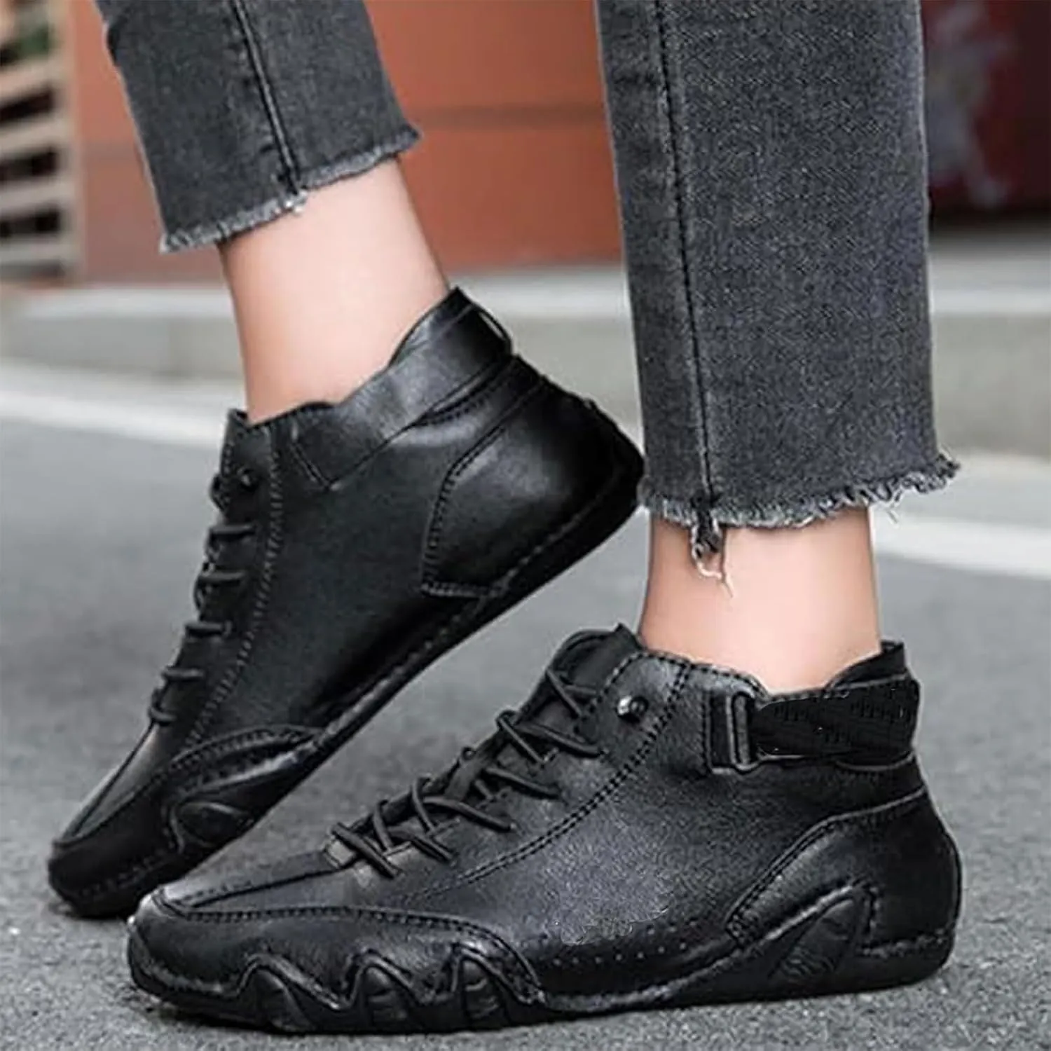 Vogany Shoes Orthopedic Sneakers for Women and Men,Vogldeck - Waterproof and Breathable Orthopedic Shoes Handmade Suede Unisex Outdoor Shoe Driving