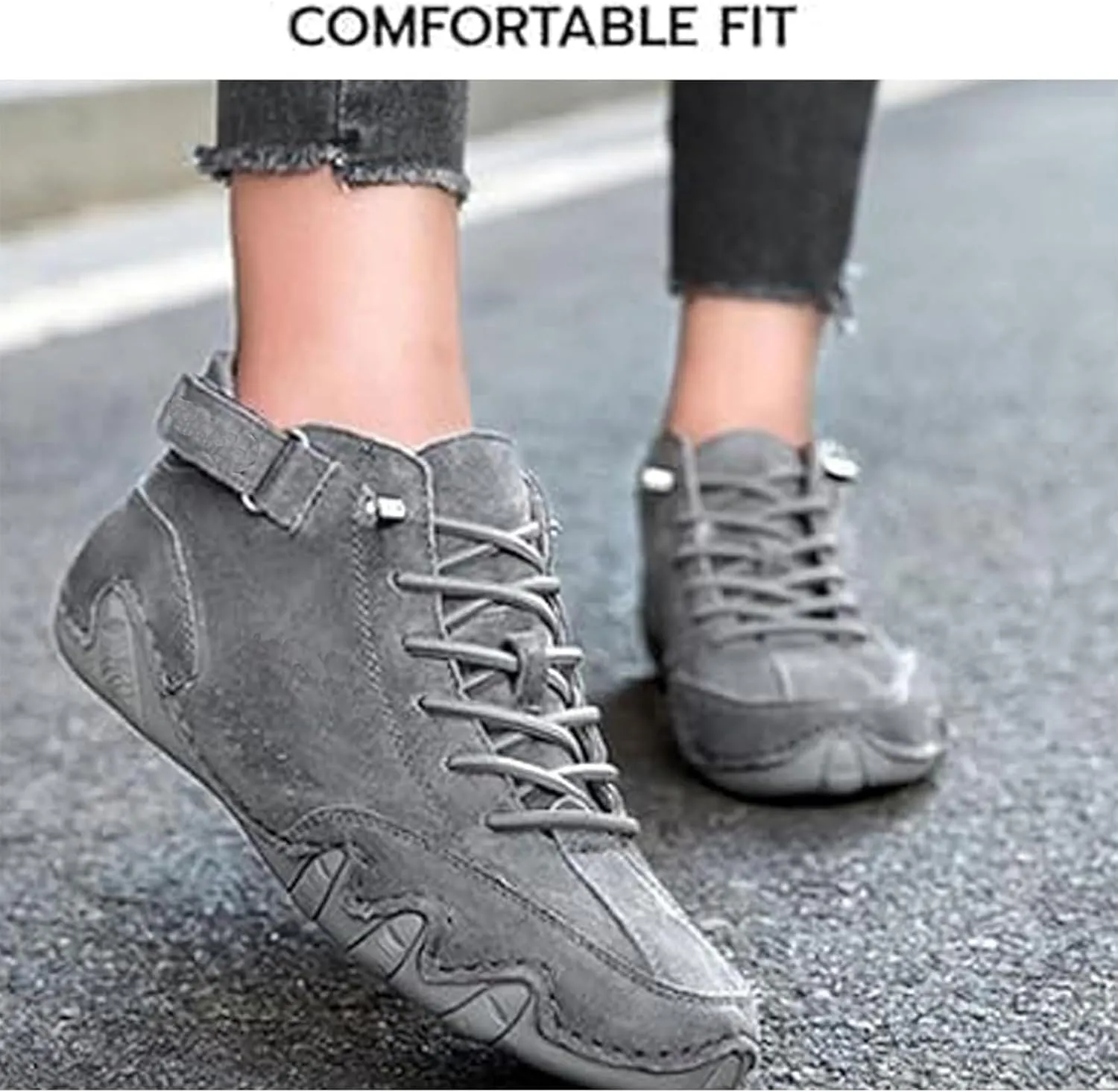 Vogany Shoes Orthopedic Sneakers for Women and Men,Vogldeck - Waterproof and Breathable Orthopedic Shoes Handmade Suede Unisex Outdoor Shoe Driving
