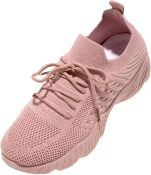 Walking Shoes Women Arch Support Slip On Sneakers Running Shoes Lightweight Tennis Shoes Non Slip Gym Workout Shoes