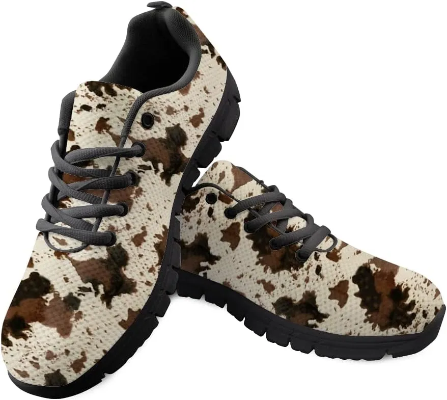 Wanyint Lightweight Sneakers for Running Walking Lace Up Black Sole Shoes