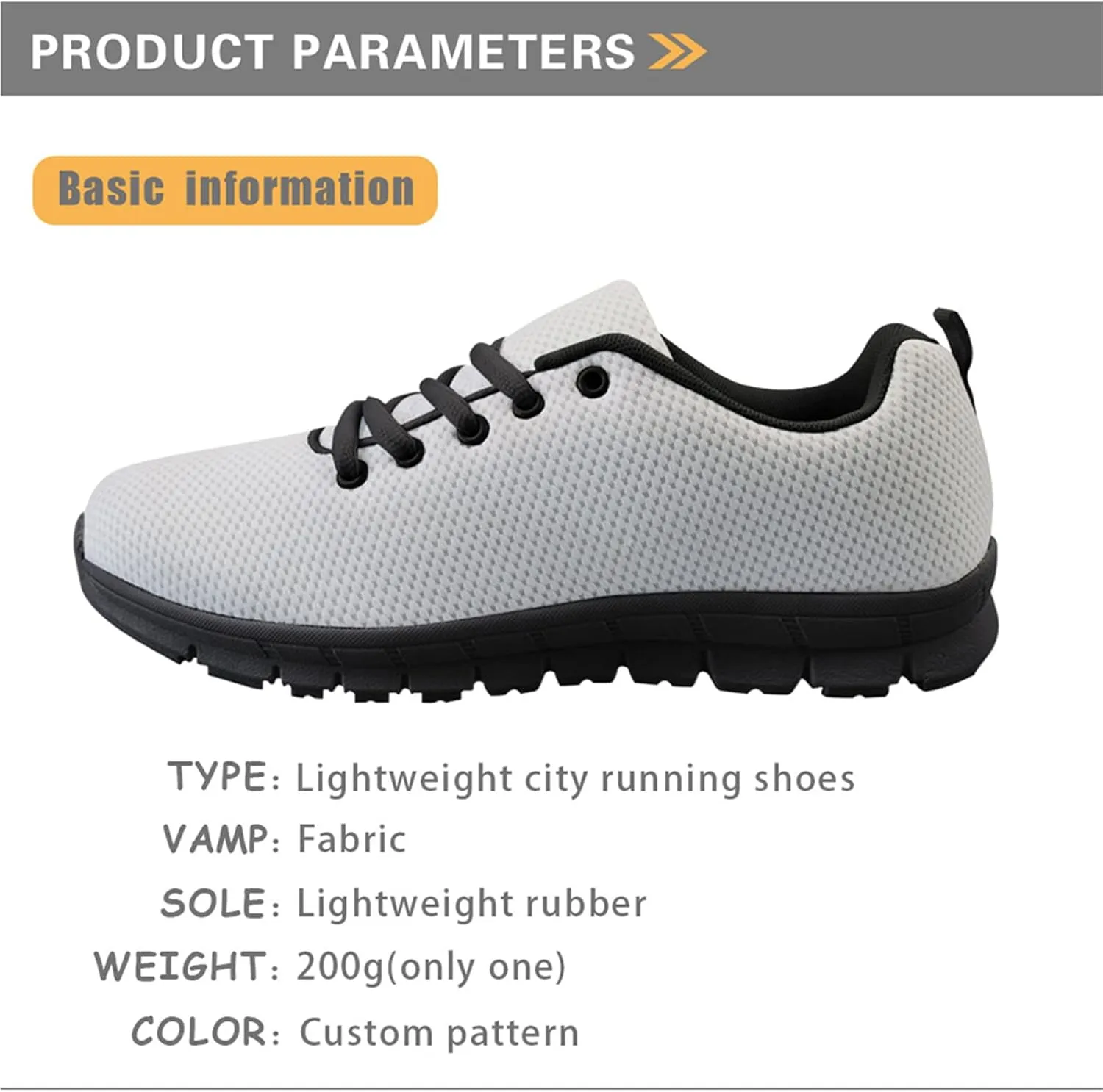 Wanyint Lightweight Sneakers for Running Walking Lace Up Black Sole Shoes