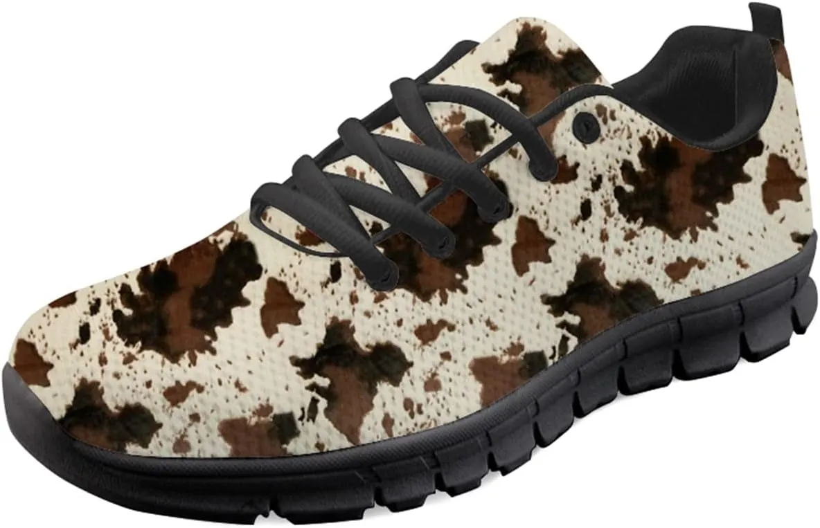 Wanyint Lightweight Sneakers for Running Walking Lace Up Black Sole Shoes