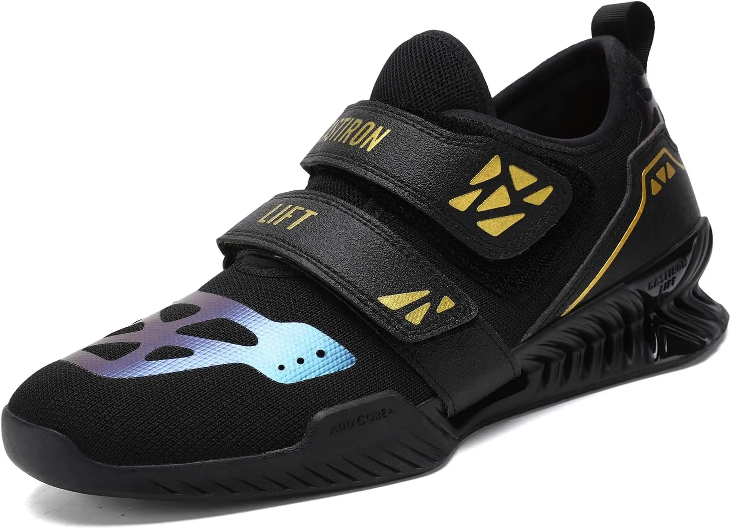 Weightlifting Shoes,Squat Shoes for Gym Powerlifting Shoes Deadlifting Footwear,Weight Lifting Shoes for Men Women Gold