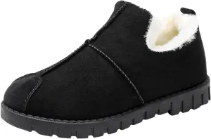 Winter Snow Boots for Women, Winter Ankle Boots Warm Fur Lined Waterproof Insulated Slip On Outdoor Shoes