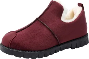 Winter Snow Boots for Women, Winter Ankle Boots Warm Fur Lined Waterproof Insulated Slip On Outdoor Shoes