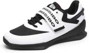 Women Weightlifting Sneakers, Breathable Mesh Powerlifting Bodybuilding Shoes Non-Slip Lifting Trainers for Gym Fitness