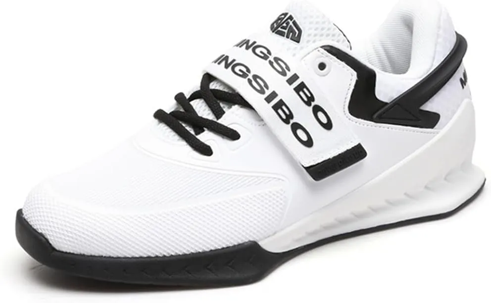 Women Weightlifting Sneakers, Breathable Mesh Powerlifting Bodybuilding Shoes Non-Slip Lifting Trainers for Gym Fitness
