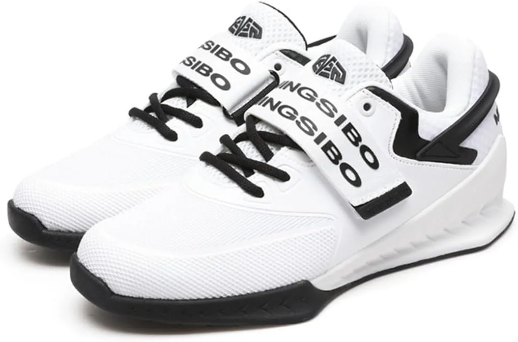 Women Weightlifting Sneakers, Breathable Mesh Powerlifting Bodybuilding Shoes Non-Slip Lifting Trainers for Gym Fitness