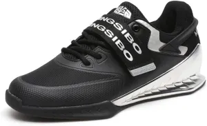 Women Weightlifting Sneakers, Breathable Mesh Powerlifting Bodybuilding Shoes Non-Slip Lifting Trainers for Gym Fitness