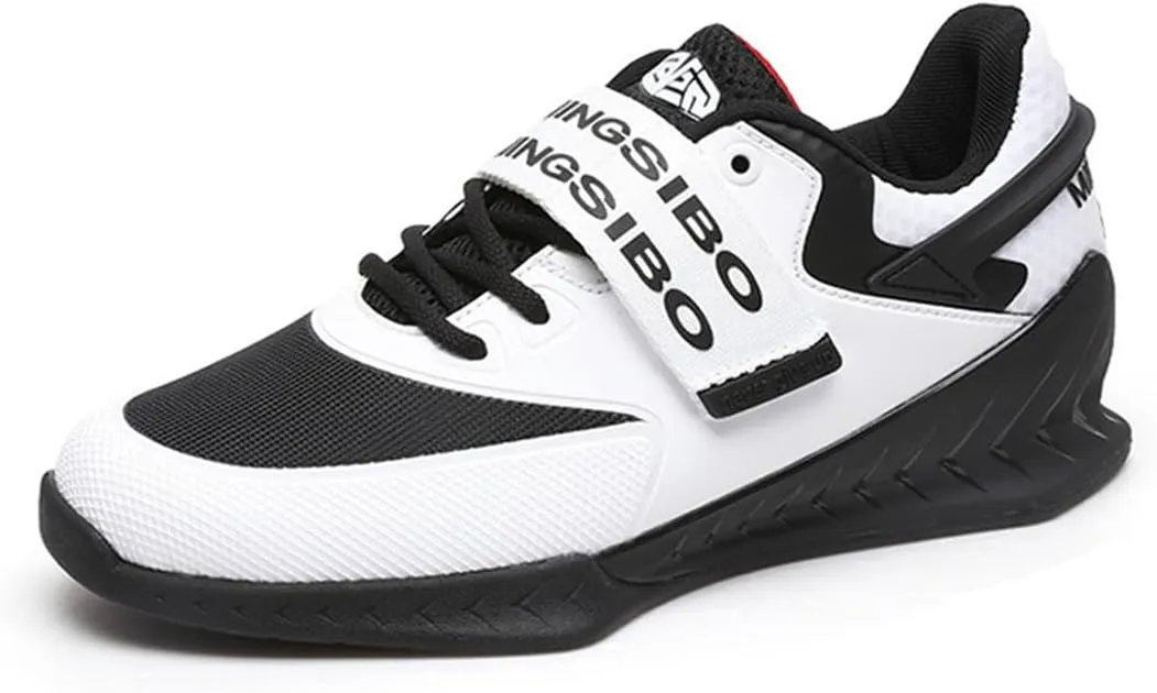 Women Weightlifting Sneakers, Breathable Mesh Powerlifting Bodybuilding Shoes Non-Slip Lifting Trainers for Gym Fitness