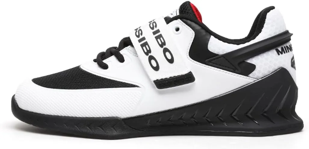 Women Weightlifting Sneakers, Breathable Mesh Powerlifting Bodybuilding Shoes Non-Slip Lifting Trainers for Gym Fitness