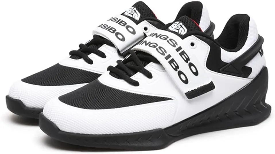 Women Weightlifting Sneakers, Breathable Mesh Powerlifting Bodybuilding Shoes Non-Slip Lifting Trainers for Gym Fitness