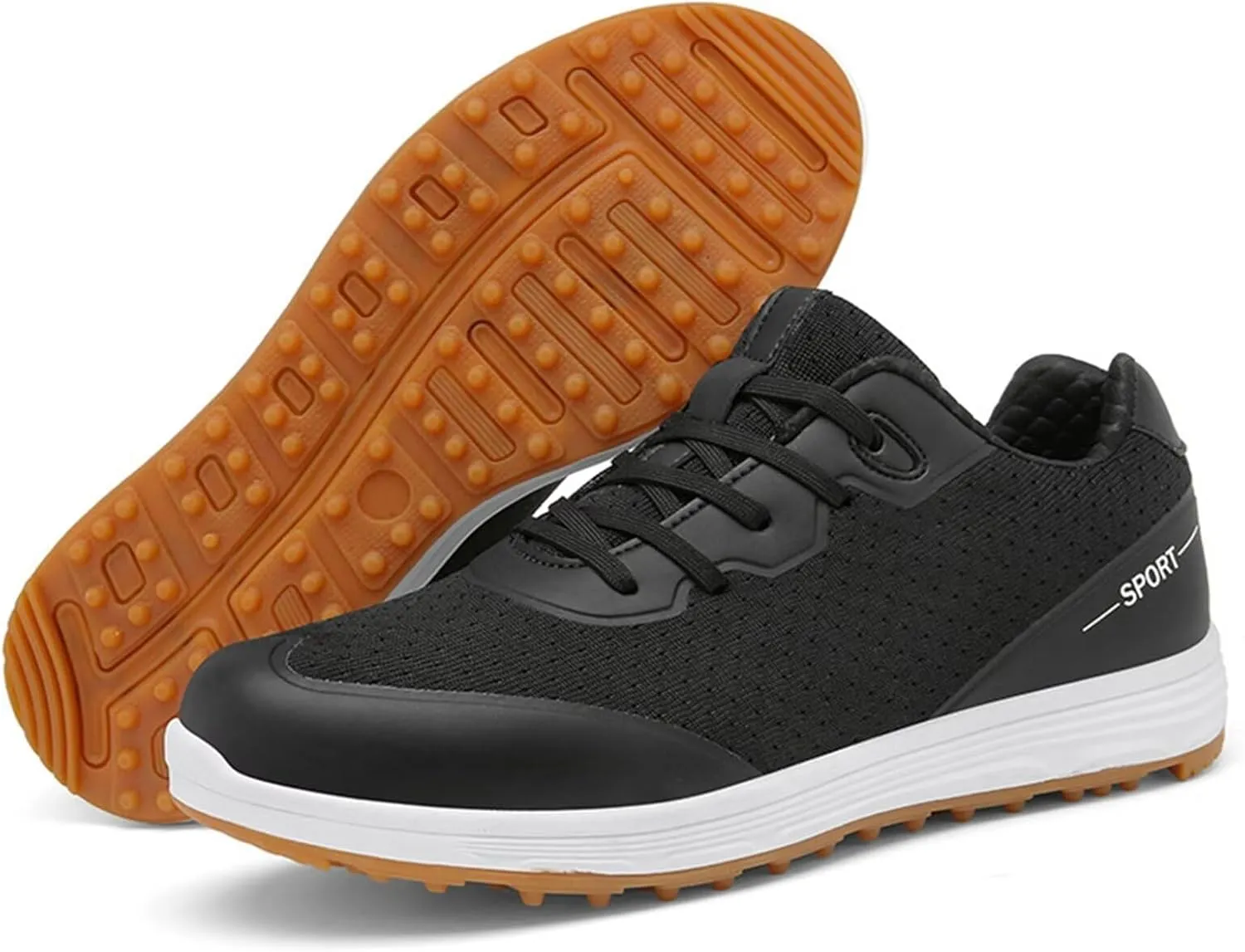Women's Athletic Golf Shoes Breathable Spikeless Golfers Sneakers Men Professional Golf Trainers Anti Slip Walking Footwears