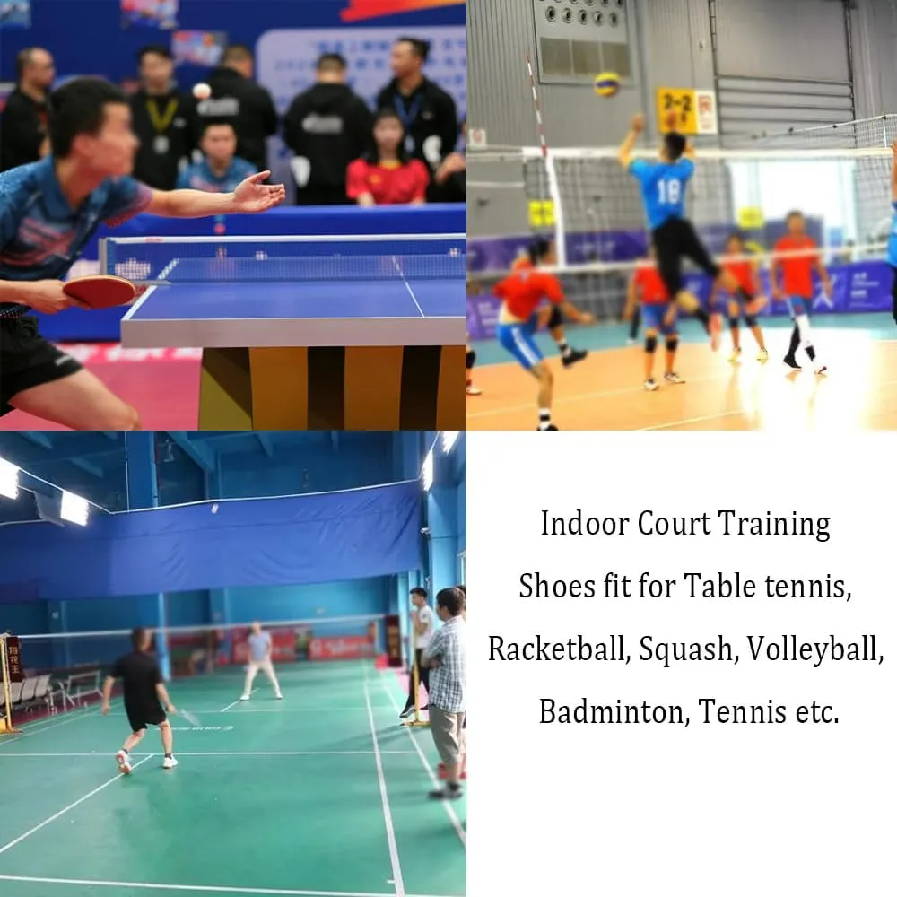 Womens Badminton Sports Footwear Breathable Comfortable Racketball Squash Trainers Lightweight Volleyball Shoes for Ladies