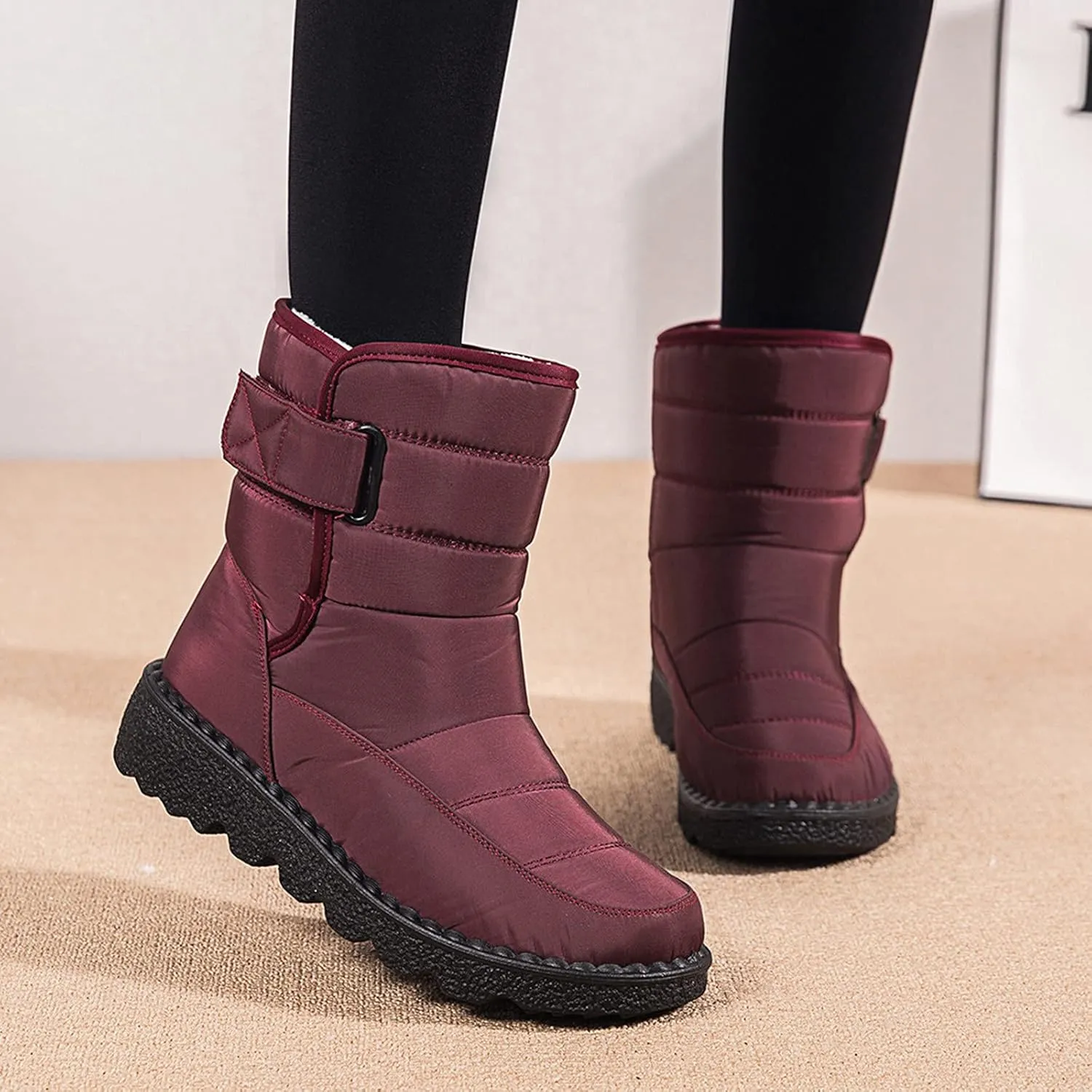 Womens Cold Weather Boots Outdoor Shoes Bootie Warm Snow For Women Boots women's boots Warm Winter Women