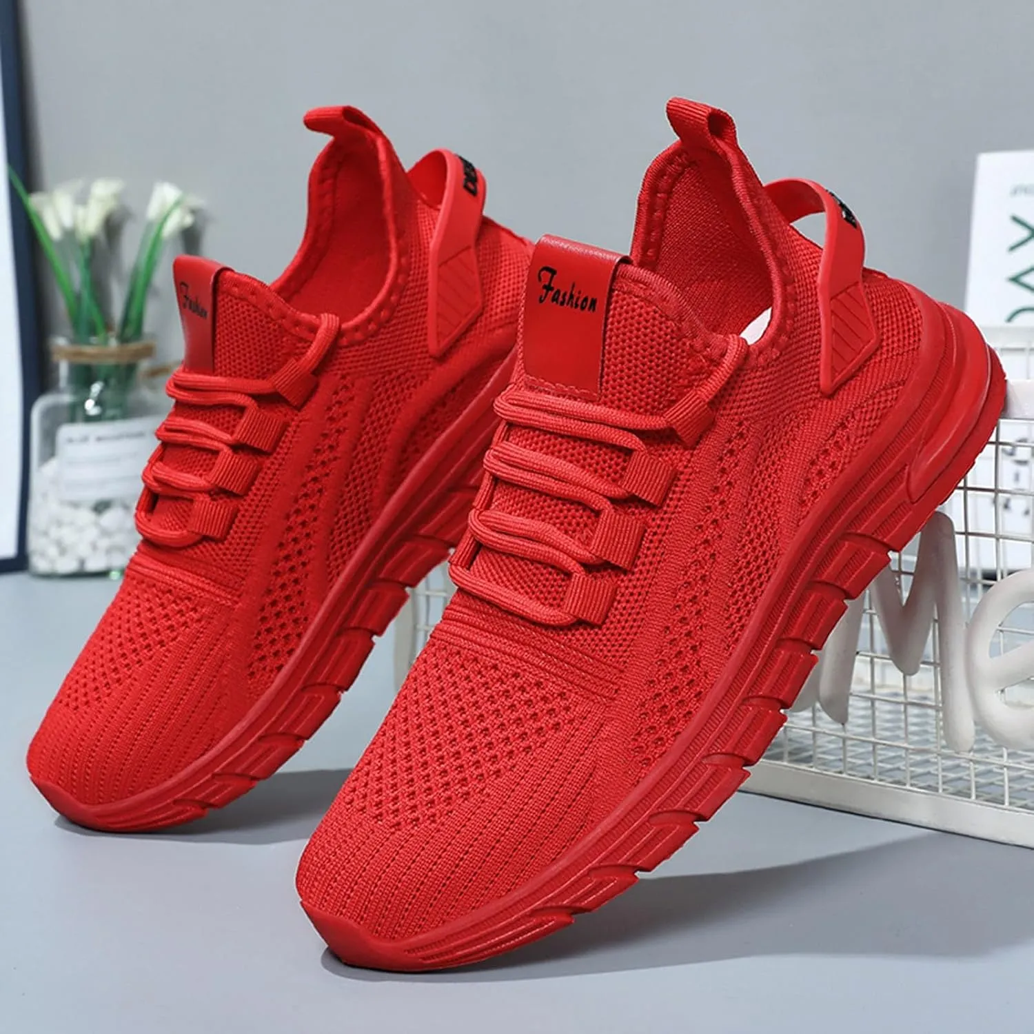 Women's Fashion Sneaker Lace Up Running Shoe Casual Max Cushioning Walking Tennis Sneaker Club Women Athletic Shoes Size