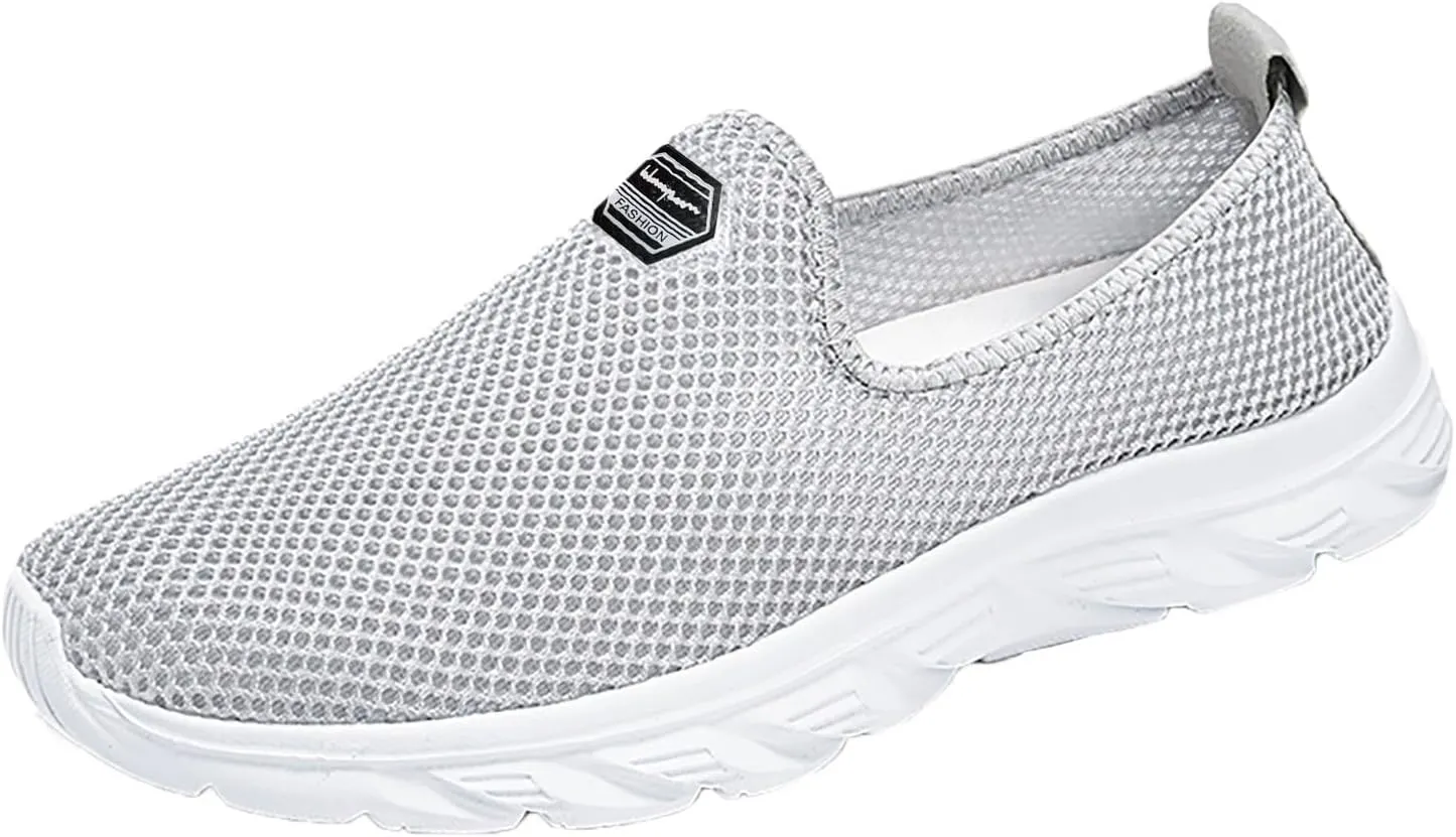 Women's Fashion Sneaker Non Slip Breathable Lightweight Comfortable Lace Up Running Shoes Mens Womens Loafer Shoes Black Platform Sneakers for Women