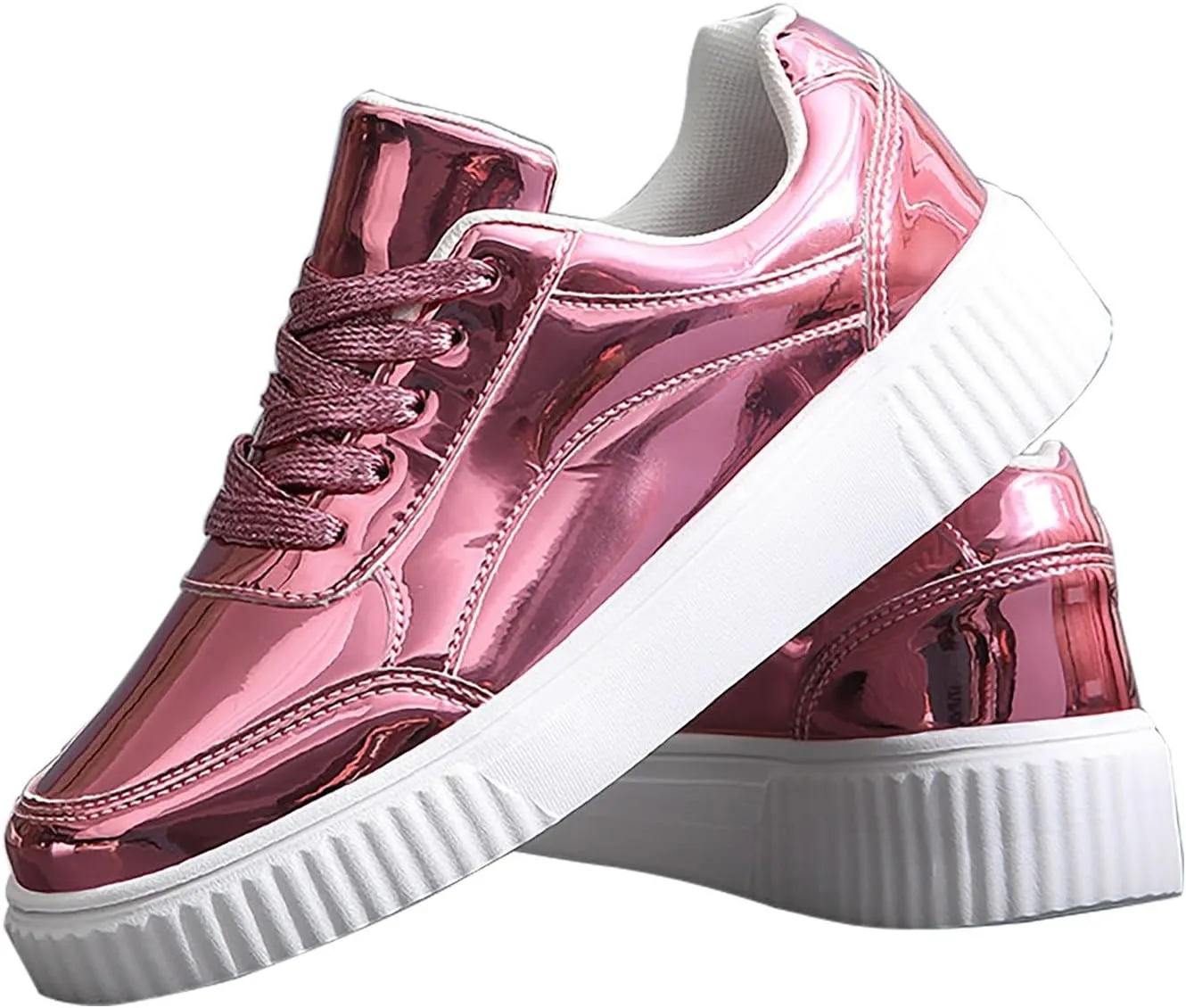Womens Flat Slip On Sneakers Casual Walking Shoes Lightweight Canvas Comfortable Elastic Non Slip Loafers