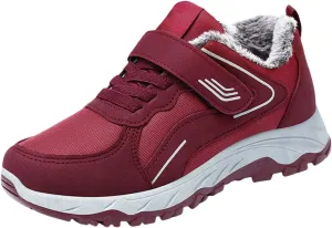 Womens Mens Snow Boots Winter Warm Plush Lined Ankle Booties Waterproof Insulated Slip On Outdoor Shoes