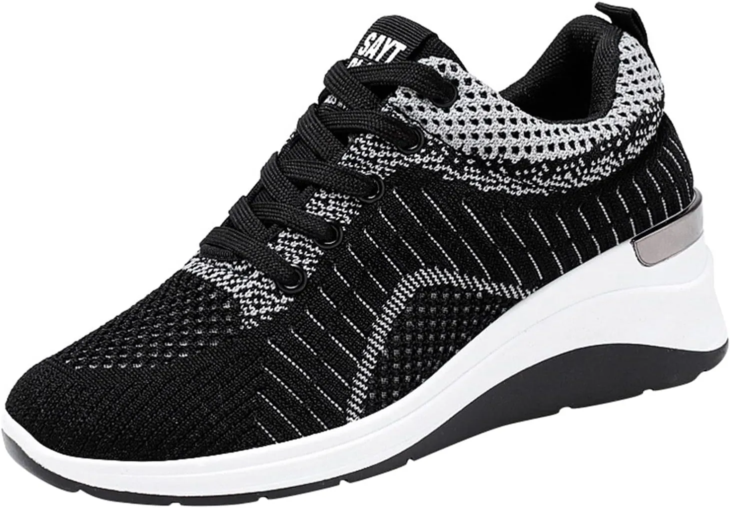 Women's Running Shoes Lightweight Breathable Wedge Walking Sneakers Non Slip Tennis Workout Athletic Shoes