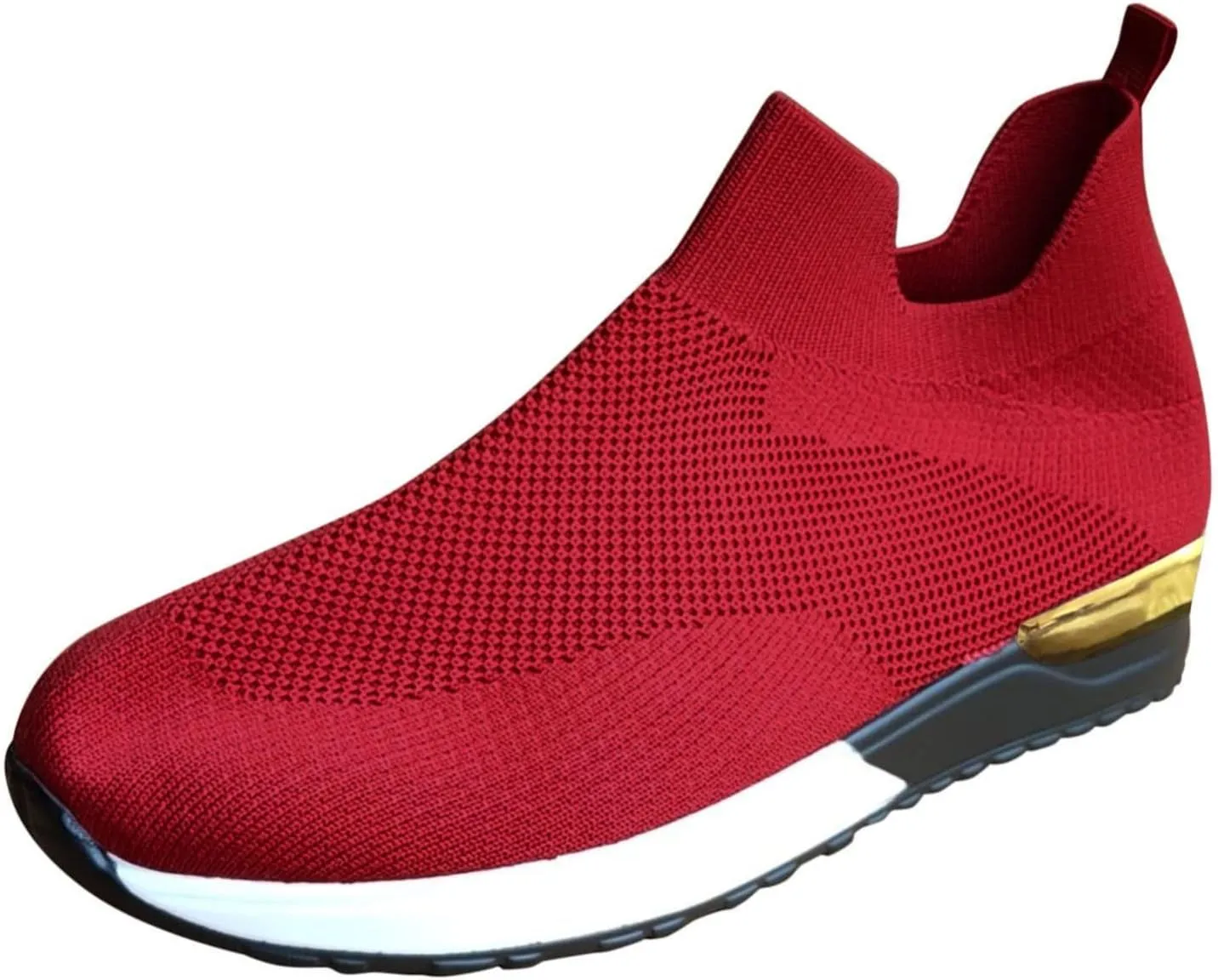 Womens Slip On Walking Shoes Lightweight Breathable Non Slip Running Shoes for Men Arch Support Dressy Casual Shoes Chunky Sneakers Steel Toe Tennis Shoe Loafers Shoe