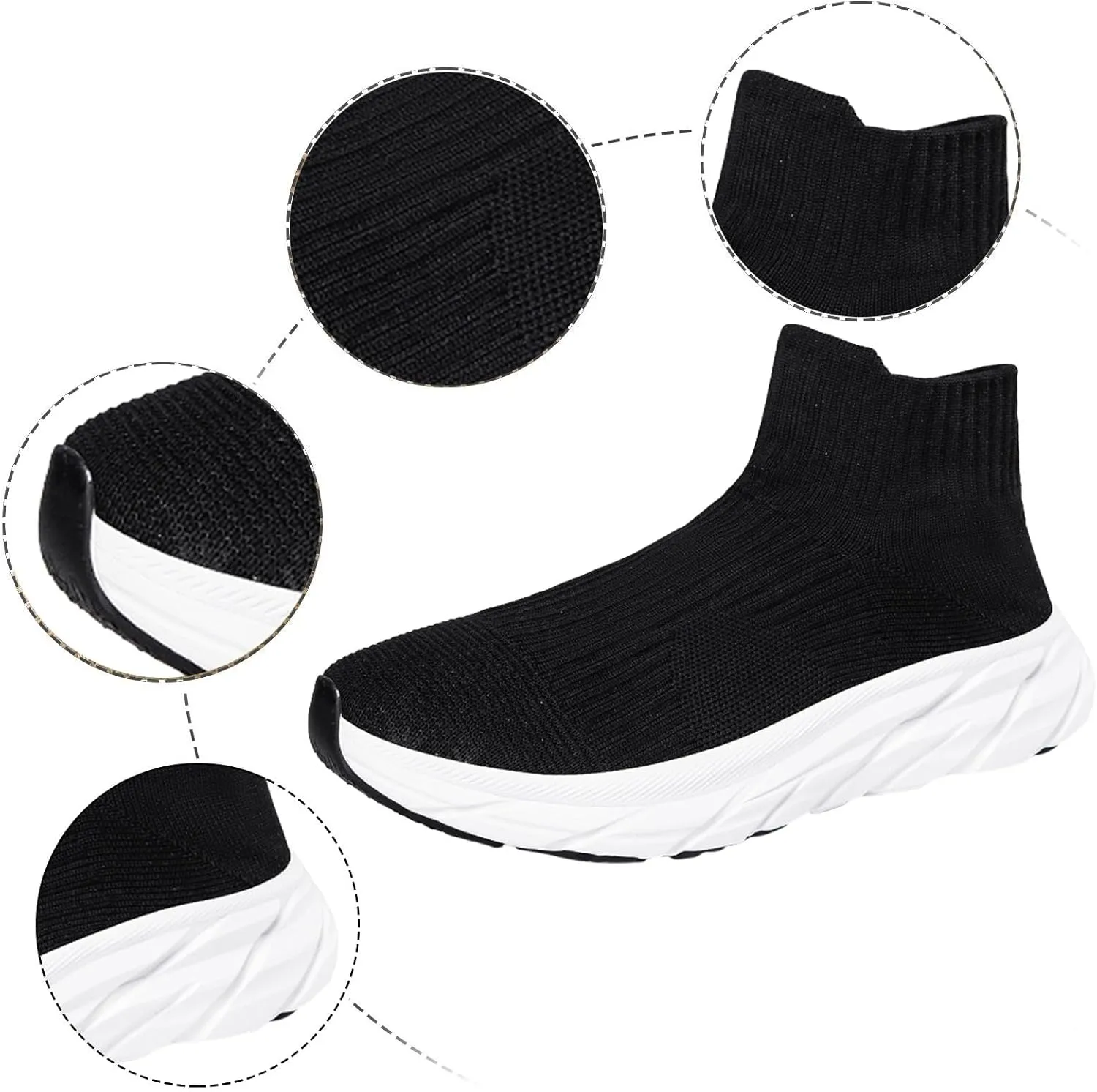 Womens Supportive Running Shoes Non Slip Lightweight Casual Breathable Tennis Shoes Lightweight Workout Shoe
