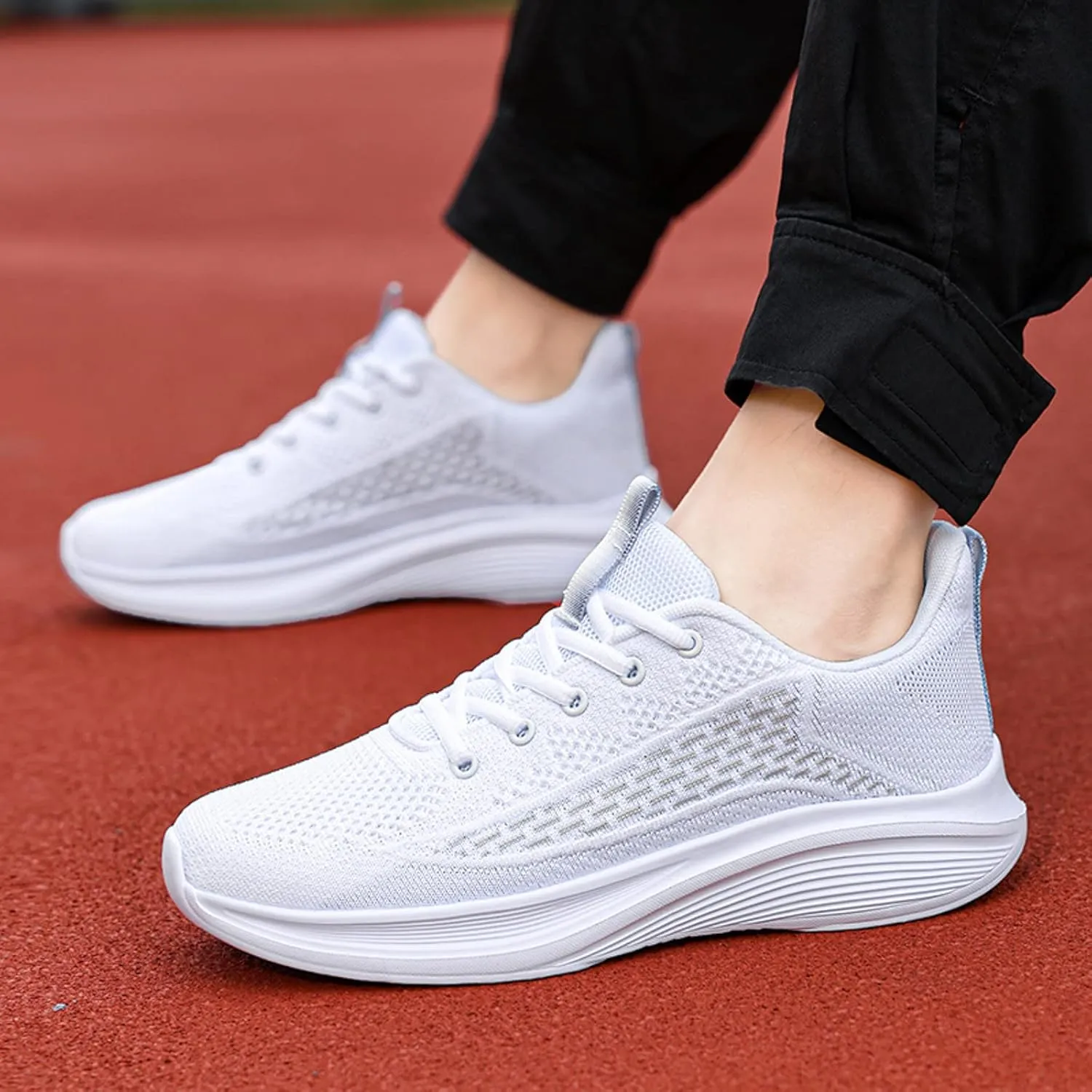 Womens Tennis Shoes Non Slip Women Sneakers Breathable Running Shoes Casual Lightweight Walking Shoes