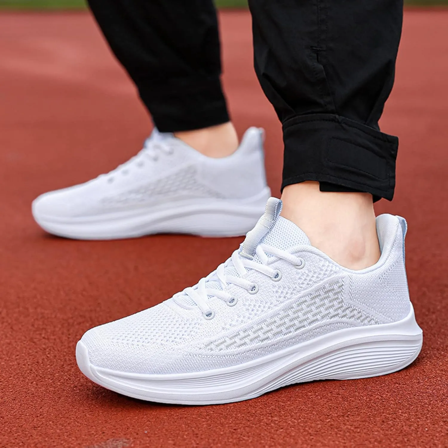 Womens Tennis Shoes Non Slip Women Sneakers Breathable Running Shoes Casual Lightweight Walking Shoes