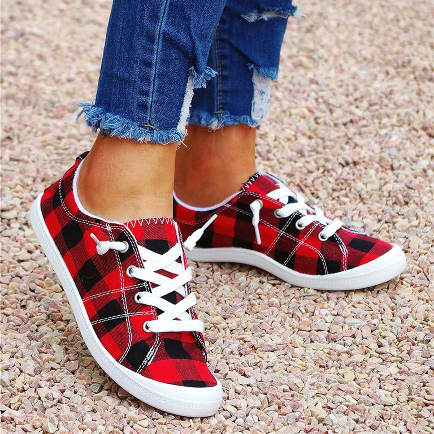 Womens Trail Running Shoes Wide Width Womens Pull On Sneakers Black Soles Casual Shoes for Women 2023 Walking Shoes Women Athletic Shoes Women Wide Width