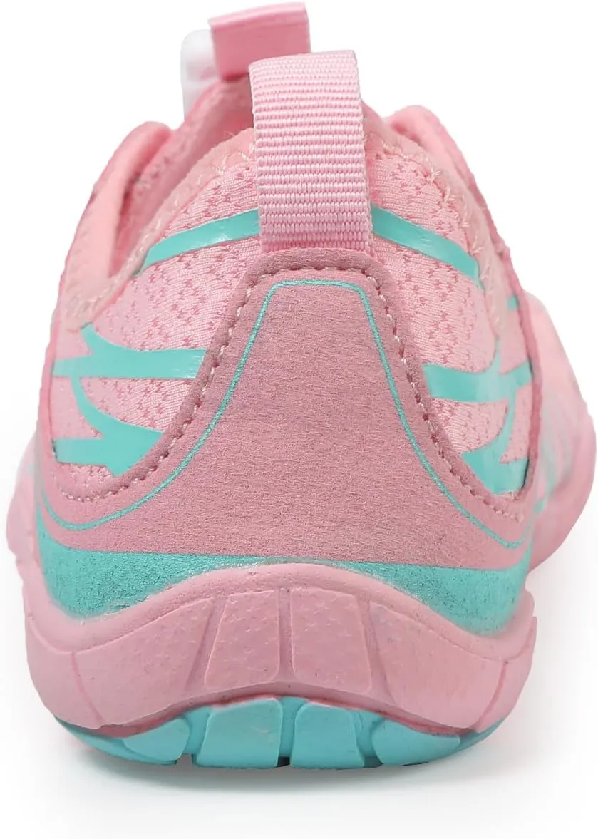ZWRXW Barefoot Shoes Kids Boys Girls Toddler Shoes Wide Toe Box and Quick-Dry Sand Toddler Breathable Sneakers Tennis Non-Slip Hiking Footwear Comfort Anti-Slip Walking Sneakers